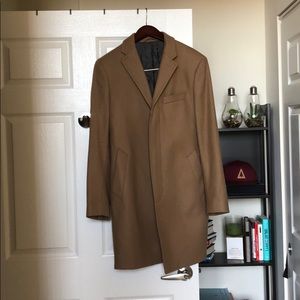 Banana Republic Beige Wool Top Coat